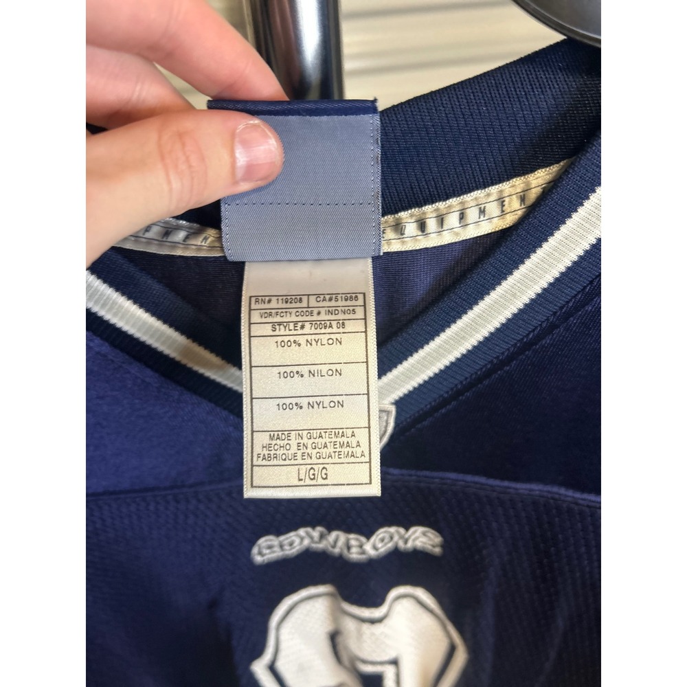 Reebok Jersey Mens L Navy Tony Romo Dallas Cowboys NFL Equipment Authentic Mesh - Picture 3 of 11